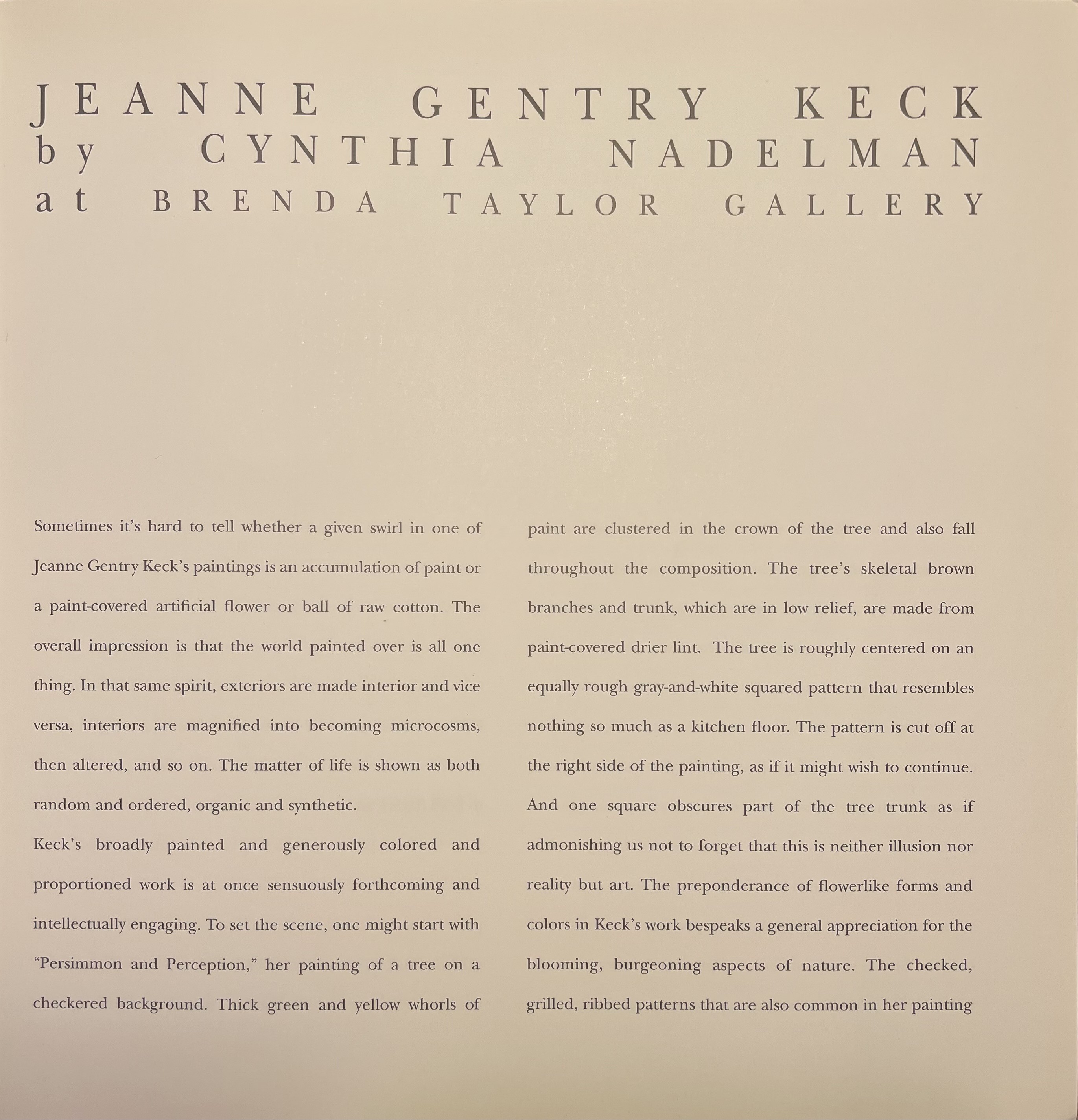 Catalog Article Page 1